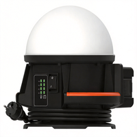 Projecteur LED multifonctionnel, compatible avec 10 batteries, alimentation double 18V AC, éclairage sphérique à 360 degrés