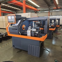 Tour CNC horizontal miniature CK6130 à lit plat pour le traitement des métaux, à vendre