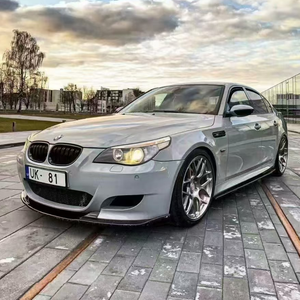 Cho BMW 5 Series E60 2002-2009 Chất Lượng Cao Phía Trước Môi Bộ Dụng Cụ Cơ Thể Hm Phong Cách Sợi Carbon Phía Trước Bumper Lip Nâng Cấp - Product Image 6