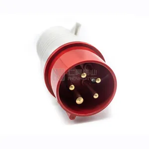 230~400V 16A 32A 63A 125A EN 60309 3P+N+E 5 Pin industrial plug and socket