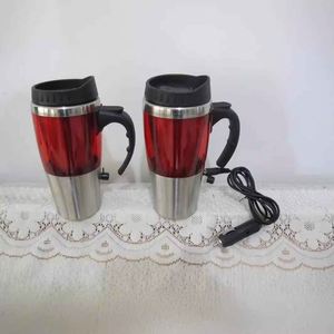 Adult Heated Car <b>Cups</b> - Modern Stainless Steel Tumblers With Vacuum Insulation for Driver's Comfort - Product Image 4
