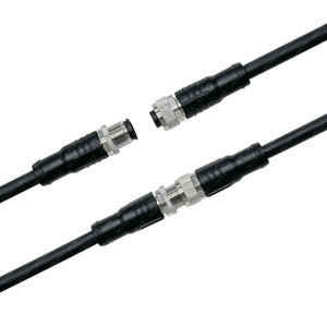 M12 Sensor <b>Cable</b> Assembly 3 4 5 6 Core IP65 <b>Waterproof</b> Industrial Automation Power Supply Connection - Product Image 3
