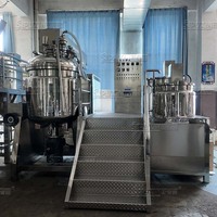 SIPUXIN 500L Mélangeur Homogénéisateur Électrique Sous Vide avec Agitateur pour Crèmes et Lotions