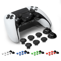 Lot de 8 capuchons de poignée de pouce pour manette de jeu PS5/PS4/Xbox/Switch Pro/PS5 Edge Controller anti-dérapant couvre-bâton de remplacement pièces de réparation
