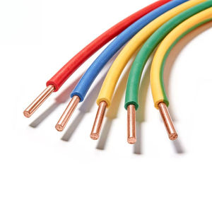 Câble et fil électrique unipolaire en cuivre PVC BV BVR pour installation domestique et bâtiment, diamètres 1.5mm, 2.5mm, 4mm, 6mm, 10mm, 16mm, 25mm – Nouveauté ! - Product Image 1