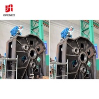 Komponen Mesin Baja Presisi Kustom Besar yang Dilas dan Dibuat dengan Mesin dengan Teknik Turning, Milling, Broaching, dan CNC Machining
