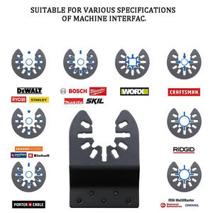 Lame de scie oscillante 1-3/8 pouces en acier à grande vitesse, ensemble de disques de coupe polyvalents pour outils électriques de travail du bois - Product Image 5
