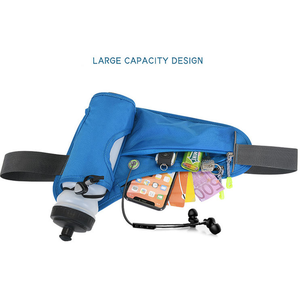 Sac de taille de sport d'extérieur personnalisé, multifonctionnel, porte-bouteille d'eau de fitness, ceinture de course en nylon imperméable - Product Image 6