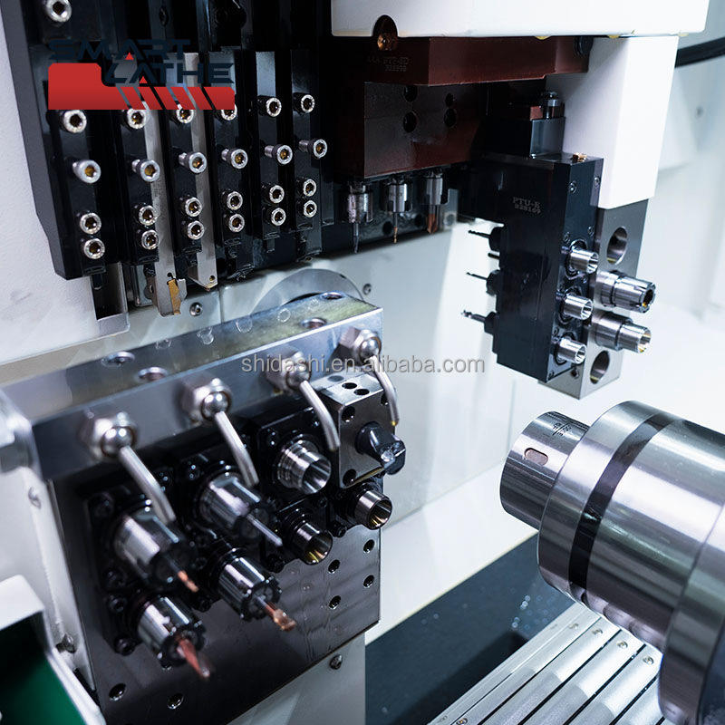 SW-266 tornio CNC di tipo svizzero a doppio mandrino con capacità