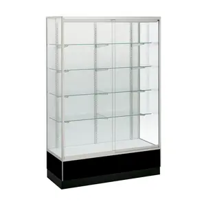 Beauty salon image skincare product glass display cabinet customization showcase glass display cabinet