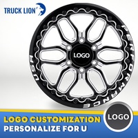 Rines Todoterreno Weld Laguna 6 Estilo Beadlock de 17-22 Pulgadas 6x139.7 6x135 ET 18mm Beadlock Forecd para Ford Toyota Jeep Wrangler