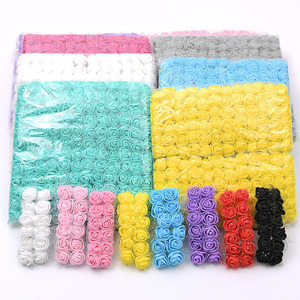 ดอกไม้ประดิษฐ์ ขนาด 2.5 ซม. ทำจากโฟม PE รูปดอกกุหลาบ พร้อมผ้าทูลล์ 144 ชิ้น/ถุง - Product Image 6