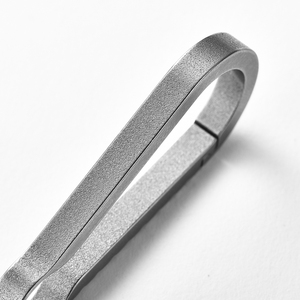 Chất lượng cao hợp kim titan kim loại Keychain vòng nhanh móc cho túi nhỏ Ba lô Carabiner cho ngoài trời EDC Cắm Trại Đi Bộ Đường Dài - Product Image 2