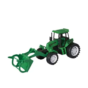 Mainan Traktor Pertanian Mobil Gesekan Plastik Harga Rendah untuk Anak-anak