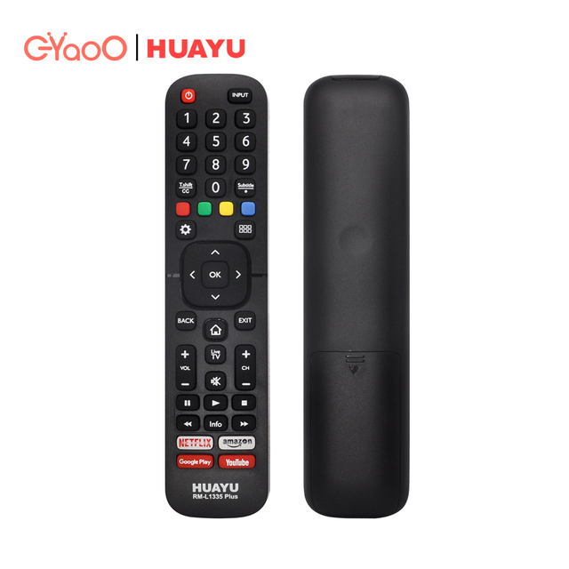 HUAYU RM-L1335 PLUS NETFLIX YOUTUBE Multifunction Universal TV Remote Controls for HISENCE