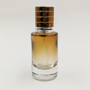 Cor personalizada Gradiente Cor Perfume Glass Bottles 30ml 50ml com embalagem personalizada papel tubo caixa de papel