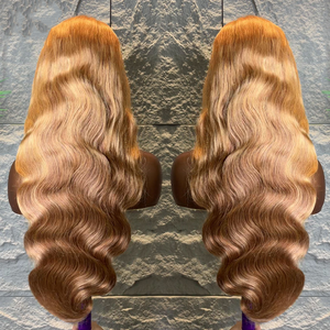 Prodotti per la Bellezza dei Capelli del Fornitore Top di Alibaba # Parrucche di Capelli Umani Brasiliani Biondi 27 613, 32 Pollici, con Frontale in Pizzo HD 13x6 per Donne - Product Image 4
