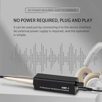 Convertisseur d'amplificateur de casque passif professionnel XLR Audio Plug Play contrôle du Volume pour la surveillance de l'enregistrement solo en direct