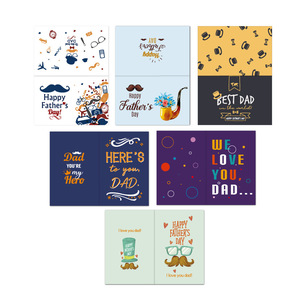 Custom Father's Day <strong>Cards</strong> Combination Set With Envelopes Stickers Thanksgiving Greeting <strong>Card</strong> - Product Image 6
