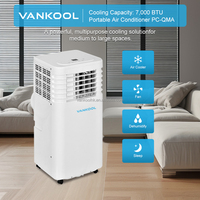 Climatiseur Portatif Intelligent 4-en-1 sur Pied, Réfrigérants R290 R410a, Nouveau Modèle Mobile pour Maison, Humidificateur et Ventilateur
