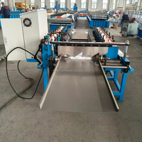 Máquina Portátil Totalmente Automática para Formar Rollos de Lámina Metálica para Techos, Máquina de Fabricación de Láminas para Techos con Costura Vertical