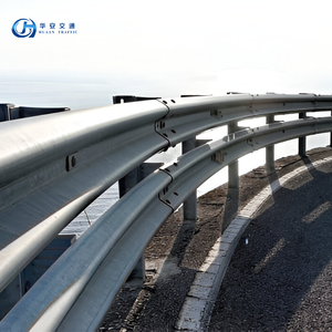 HUAAN H1W3 Guardrail Autostradale Rinforzato in Acciaio Zincato a Tre Travi a Forma d'Onda con Riflettore Prismatico ad Alta Intensità IP55 - Product Image 1