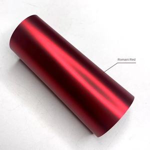 ฟิล์มไวนิลหุ้มรถยนต์สีแดงแบบด้าน PVC/PET สำหรับเปลี่ยนสีรถยนต์ด้วยตัวเอง ไม่มีฟองอากาศ ใช้ได้ทั้งภายในและภายนอก - Product Image 2
