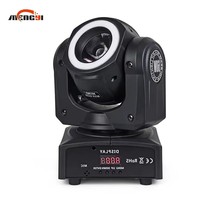 60W RGBW LED tête mobile éclairage de scène Dmx512 contrôle 100W puissance faisceau lumineux avec bande LED Halo anneau pour KTV & DJ Laser