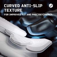 Kit de remappage EXtremeRate BEYOND avec manettes ergonomiques redessinées et écran OLED, en caoutchouc blanc et noir, pour PS5 Edge