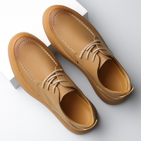Bottes courtes pour hommes, style coréen et britannique, chaussures de travail professionnelles à semelle souple avec doublure en maille, tendance mode estivale