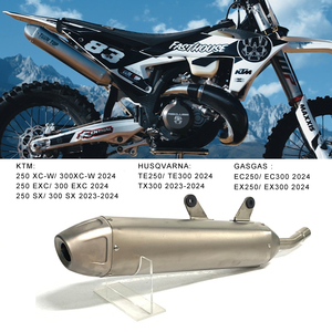 Venta al por mayor aleación <span class=keywords><strong>de</strong></span> titanio bicicleta todoterreno Slip-on <span class=keywords><strong>Escape</strong></span> <span class=keywords><strong>GAS</strong></span> EC250/300 EX250/300 Husqvarna TE250/TE300 2024 <span class=keywords><strong>escape</strong></span> - Product Image 6