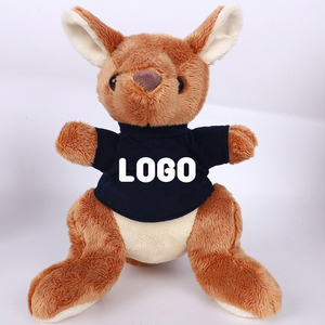 Cá Nhân Văn Bản Logo Sang Trọng Koala <span class=keywords><strong>Kangaroo</strong></span> Mềm Đồ Chơi Với T-Shirt Úc Quà Tặng Lưu Niệm - Product Image 3