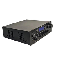 Amplificateur stéréo 2 canaux S60 en aluminium avec MP3 et FM 200W AC100-240V, télécommande pour karaoké à domicile