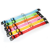 Collier lumineux pour chien rechargeable par USB, en nylon, clignotant, lumineux, sécurité nocturne, collier pour animaux de compagnie, lumineux dans le noir, collier LED pour chien
