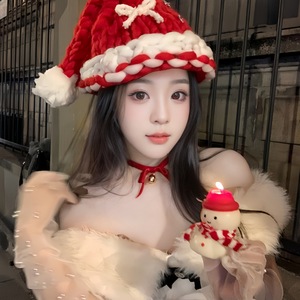 สร้อยคอประดับโบว์กำมะหยี่หวานๆ รุ่น Manyu New Christmas พร้อมกระดิ่ง สำหรับผู้หญิง สร้อยคล้องไหปลาร้าสุดหรู รุ่น B-5 - Product Image 1