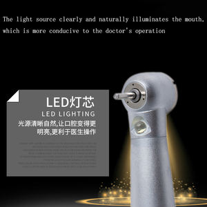 Pièce à main <span class=keywords><strong>dentaire</strong></span> à LED PANA MAX Pièce à main haute vitesse 2/4 trous Pulvérisateur d'<span class=keywords><strong>eau</strong></span> Bouton poussoir en céramique - Product Image 3