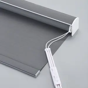 Customized Size Wand Stick Roller Shade Blackout Wand Stick Chain Light Filtering Roller Blinds For Window