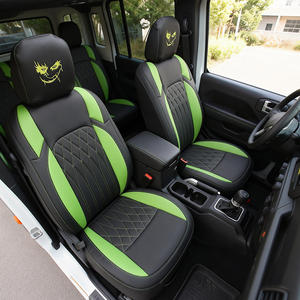 <span class=keywords><strong>Coprisedili</strong></span> in Pelle Personalizzati con Logo Ricamato per Wrangler Jeep Chevrolet GMC Subaru, Produzione all'Ingrosso GANE - Product Image 3