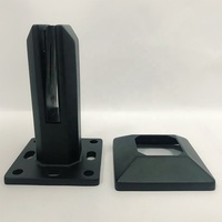 Robinet de clôture de piscine réglable garde-corps en verre balustrade pince main courante supports support sans cadre en acier inoxydable robinet en verre