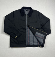 Manteau décontracté pour homme en toile de coton doublée, col rabattu, nouvelle collection hiver, veste pour homme