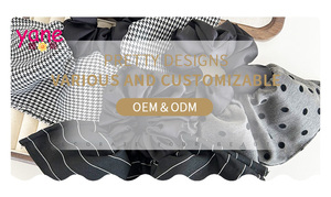 Đen loạt lớn nặng công nghiệp váy tóc vòng tính khí xếp li Headband Phụ kiện tóc tinh tế phụ nữ - Product Image 6