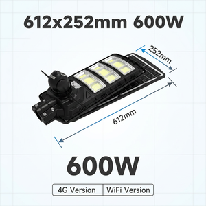 Lampadaire Solaire Tout-en-un 600W avec WiFi 4G, Caméra HD 360°, Éclairage de Sécurité Extérieur Étanche IP66, Vente en Gros OEM - Product Image 3