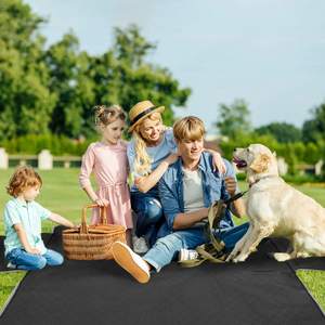 Funda de Asiento de Coche para Perro Oxford Negra de Lujo, Antideslizante, Ecológica, de Algodón, Fácil de Limpiar, Alfombrilla para Mascotas - Product Image 5