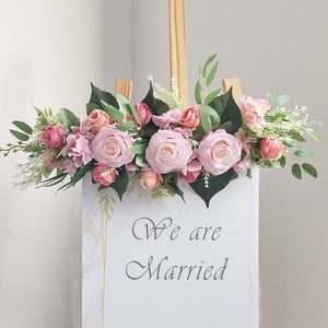 Nouvelles roses artificielles en soie, arrangement <span class=keywords><strong>de</strong></span> fleurs en <span class=keywords><strong>bois</strong></span> pour décorations <span class=keywords><strong>de</strong></span> Noël, <span class=keywords><strong>de</strong></span> remise <span class=keywords><strong>de</strong></span> diplômes et <span class=keywords><strong>de</strong></span> mariage, longue durée, pour intérieur - Product Image 1