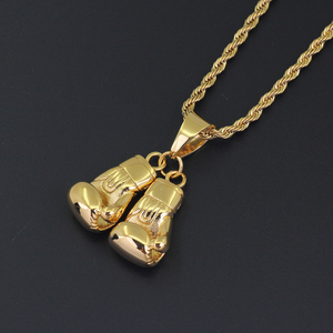 SN175 ロックマン ブリンブリン ペンダント ステンレス ネックレス ヒップホップ ジュエリー - Product Image 4