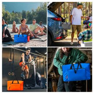 2025 Wholesale Fashion Waterproof Zipper Large Capacity <b>Light</b> <b>Weight</b> Travel Duffle Bag Custom Logo Foldable <b>Luggage</b> Storage - Product Image 3