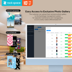 Rock Space 3D sublimación vacío máquina de prensa de calor teléfono caso impresora para iPhone y Samsung - Product Image 3