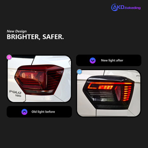 Đèn hậu AKD cho VW Polo, đèn hậu <span class=keywords><strong>LED</strong></span> 2019-2021, đèn sương mù sau, đèn phanh, đèn xi nhan, phụ kiện ô tô - Product Image 2