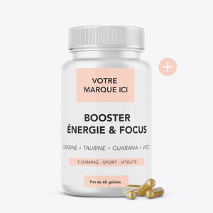 Pilules énergisantes à base d'extraits de plantes, marque blanche, 60 capsules, 30 jours - Product Image 1