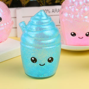 Jouets à presser de haute qualité Ice Cream <span class=keywords><strong>Light</strong></span> 6 pouces Logo personnalisé Excellents jouets de décompression élastiques pour les enfants - Product Image 4